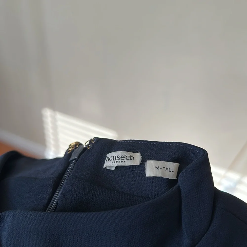 House of CB ‘Mahalia’ Navy Dress Sz M tall NWOT - Picture 16 of 16